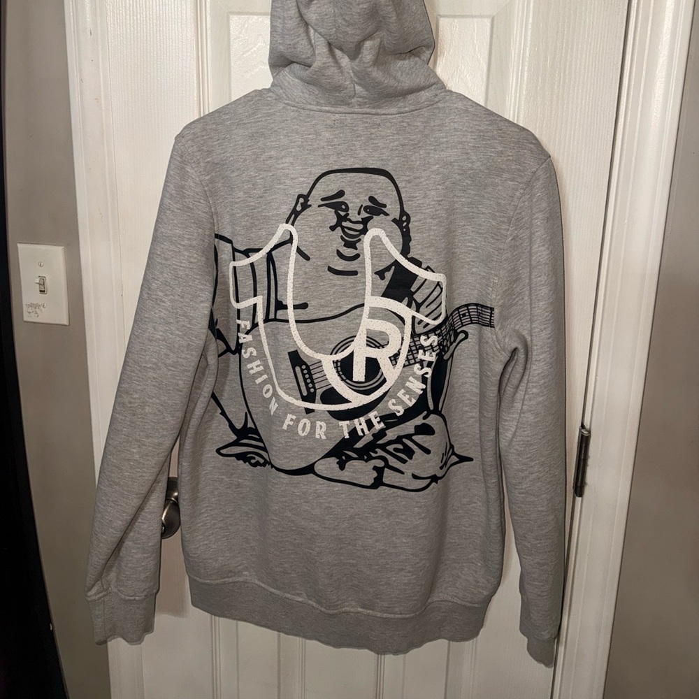 True Religion Heather Gray Hoodie